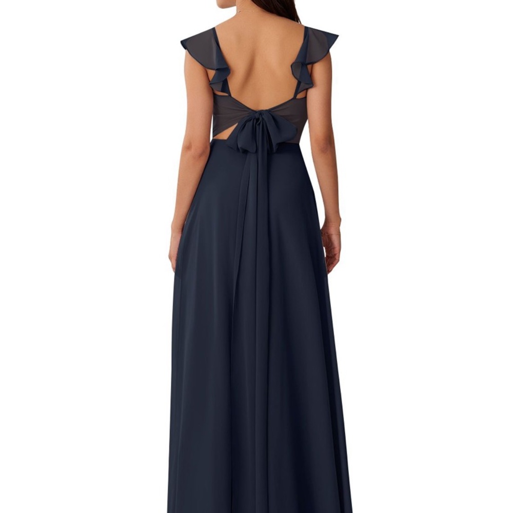 AZAZIE Everett Dress Navy size 14 - Picture 3 of 11